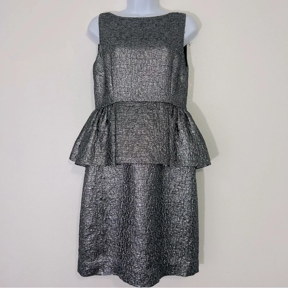 Kate Spade Ladies Size 8 Sleeveless Metallic Dress